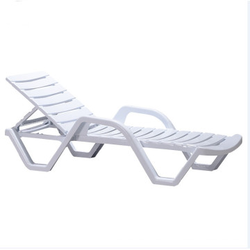 Chaise de piscine en plein air en plastique chaise longue de plage plage patio chaises de plage